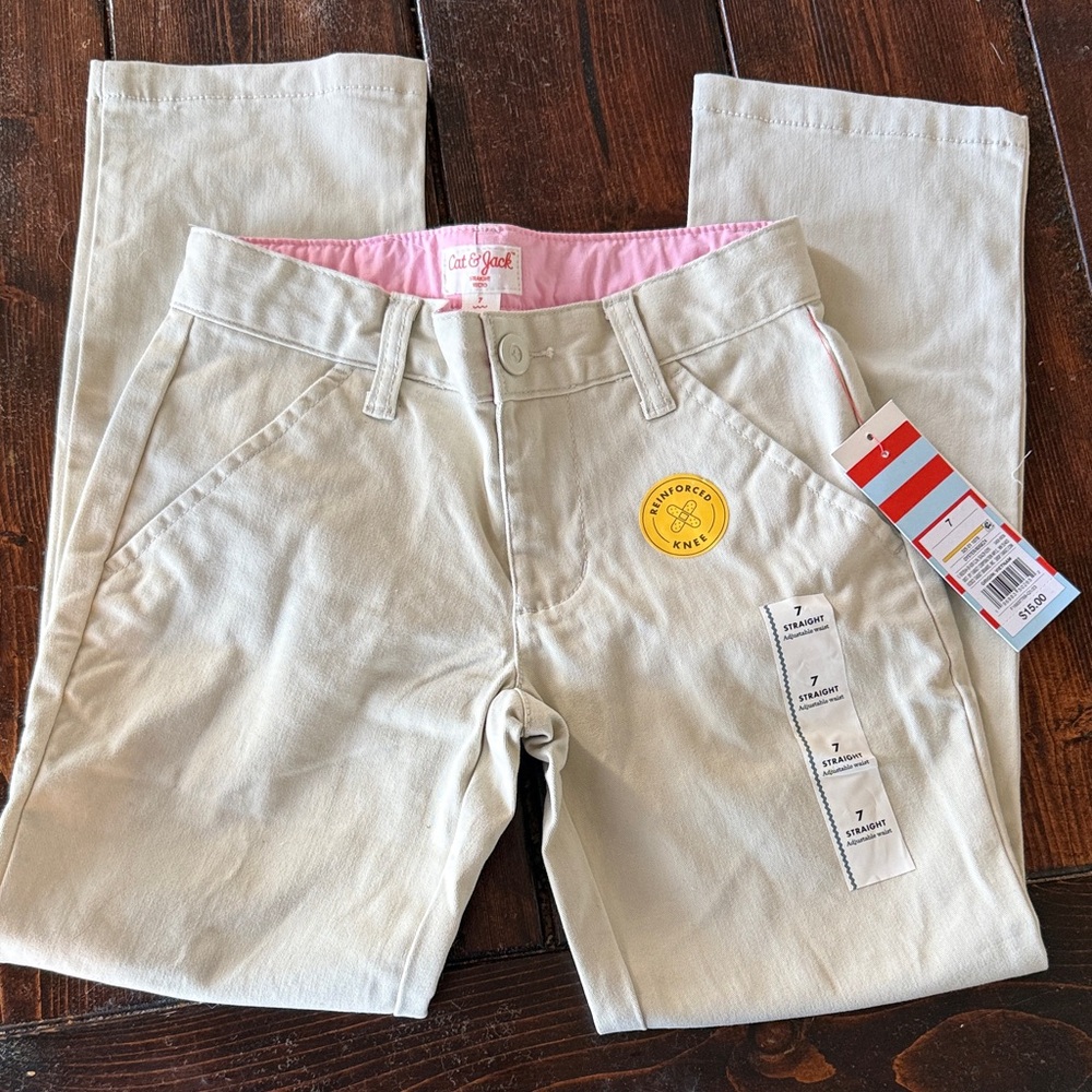Cat & Jack Kids' Tan Casual Pants